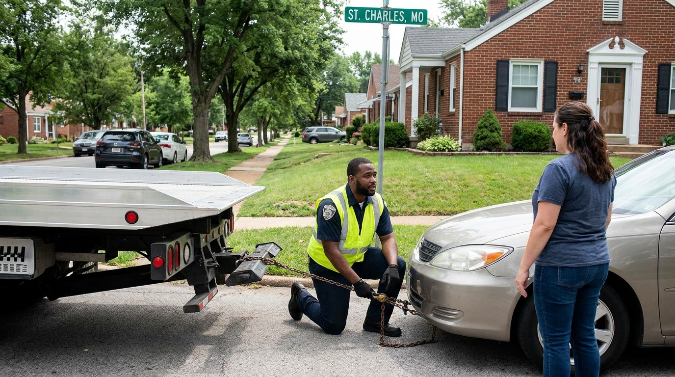 Finding a Tow Truck in St. Charles: The Best Choice for 24-Hour Towing Services